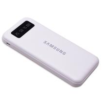 Carregador Portatil Samsung Battery Back Power Bank 2000MAH com 4 Cabos ( USB-C / USB Lightning / Micro-USB ) - Branco