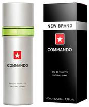 Perfume New Brand Prestige Commando Edt 100ML - Masculino