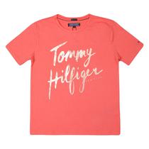 Camiseta Tommy Hilfiger Infantil Feminina KG0KG03441-608 10 Vermelho