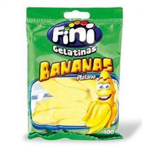 Bala de Gelatina Fini Banana 100G