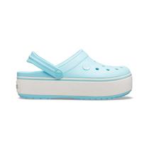 Crocs Feminino Plataform Azul/Branco 205434-4JE