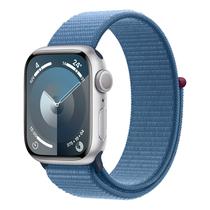 Apple Watch Series 9 MR923LL/A Caixa Aluminio 41MM Prata - Loop Esportiva Azul (Caixa Danificada)