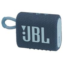 Caixa de Som JBL Go 3 Azul / BT 5.1 / Bateria: 5 Horas / Resistente Al Agua Y Polvo IP67