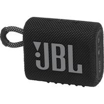 Caixa de Som Portatil JBL Go 3 - Preto