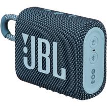 Speaker JBL Go 3 - Bluetooth - 4.2W - A Prova D'Agua - Azul - Caixa Dan