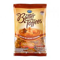 Bala Arcor Butter Toffees Recheada Doce de Leite Pacote 822G