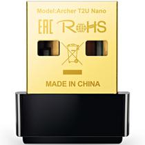Adaptador Sem Fio TP-Link Archer T2U Nano USB AC600 - Preto