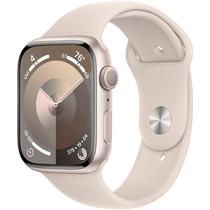 Apple Watch Series 9 de 45MM MR973LW/A GPS M/L (Caixa de Aluminio Starlight/Pulseira Deportiva Starlight)