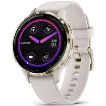 Smartwatch Garmin Venu 3S 010-02785-04 com GPS/Wi-Fi - Branco/Dourado