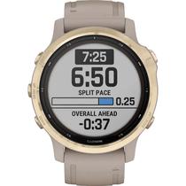 Relogio Smartwatch Garmin Fenix 6S Pro Solar - Light Gold (010-02409-13)