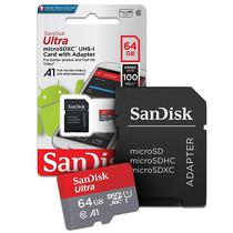 Memoria Micro SD Sandisk 64GB SDHC/SDXC Ultra 100MB/s 2X1