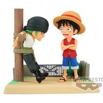 Estatua Banpresto One Piece WCF Log Stories - Luffy e Zoro (85040)