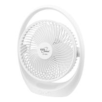 Ventilador de Mesa Ecopower EP-V003 - 7" - LED - Recarregavel - Branco