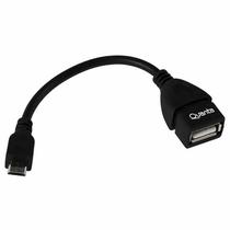 Cable Otg Adapt Micro USB Quanta QTMUS10 USB/12CM-