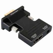 Adaptador Conversor VGA Macho / HDMI Femea / Audio