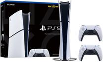 Console Sony Playstation 5 Slim CFI-2000B01 Digital 1TB SSD | 2 Controle Dualsense - Black/White (Japones)