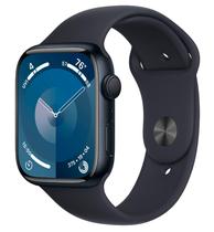 Apple Watch Series 9 MR9A3LL/A GPS/Oximetro Aluminio 45MM - Midnight Sport Band M/L