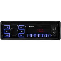 Toca Radio Automotivo Mox MO-R2027 com Bluetooth / USB / Aux / SD / FM - Preto