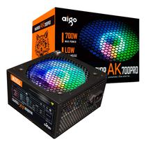 Fonte Aigo AK700 Pro ATX 700W Real PFC Ativo 220V - (Caixa Danificada)