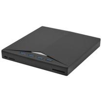 Gravador DVD Ext Multi-Function / 4 USB 3.0 - Preto