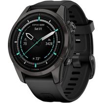 Smartwatch Garmin Epix Pro (Gen 2) 010-02802-14 Sapphire com Tela 1.2" GPS/Wi-Fi/Bluetooth - Carbon Gray DLC Titanium/Black