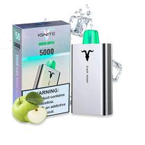Vape Descartavel Ignite V50 5000 Puffs com 50MG Nicotina - Green Apple Ice