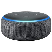 Speaker Amazon Echo Dot 3A Geracao com Bluetooth/Wi-Fi/Alexa/Bivolt - Charcoal (Caixa Feia)
