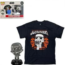 Box Funko Pop Star Wars - Stormtrooper + Camiseta Tee Bundle *M*