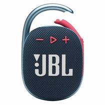 Caixa de Som JBL Clip 4 Azul/Pink