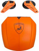 Fone de Ouvido Lamborghini Bud Huracan 700 LB-TWS Bluetooth - Orion Orange