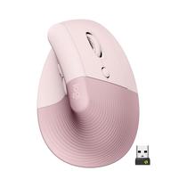 Mouse Wireless Logitech Lift MR0094 910-006472 4000DPI Ajustavel/6 Botoes/Bluetooth - Rosa