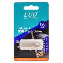 Pendrive de 128GB Luo Flash Driver USB 2.0/3.0 - Prata