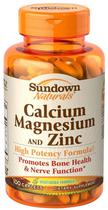 Sundown Naturals Calcium Magnesium And Zinc 100 Capsulas