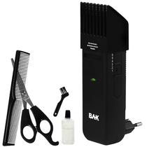Barbeador BAK BK-389 Premium Recarregavel Bivolt - Preto