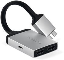 Adaptador de Cabo USB-C A HDMI 4K Dual Satechi ST-Tcdhas Prata