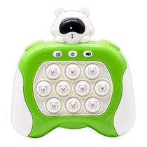 Mini Console Game Quick Push Pop-It Anti Stress Eletronico Sensorial A Pilha (Nao Incluida) - Green