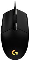 Mouse Gaming Logitech G203 com Fio 910-005793 - Preto
