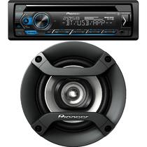 Car Audio Pionner DEH-S4250BT Bluetooth + Alto-Falante para Carro Pionner TSF1034R 4" 150 W