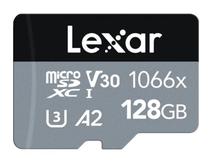 Cartao de Memoria SD Lexar Professional 1066X 128GB 160MB/s -120MB/s C10 U3 - Silver Serie