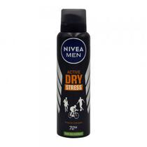 Desodorante Spray Nivea Masculino Active DRY Stress 150ML