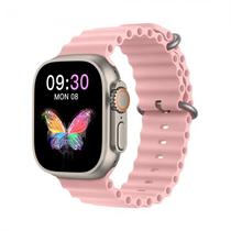 Relogio Smartwatch HW68 Ultra Mini Pink