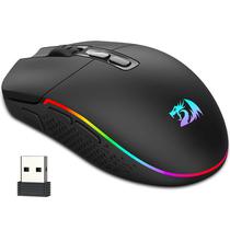 Mouse Gaming Redragon Invader Pro M719-RGB-Pro USB Ate 10.000 Dpi com Backlight RGB - Preto