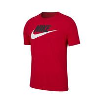 Camiseta Nike Masculina Sportswear Tee Icon Futura Vermelha