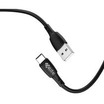 Cabo 4LIFE USB-A / USB-C (FLWAC1B) 1 Metro / 5V / 3A - Preto