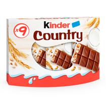 Chocolate Kinder Country CX com 9 Unidades 211,5G