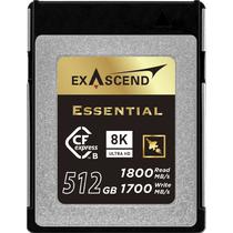 Cartão de Memória CF Express Tipo B Exascend Essensial 1800-1700 MB/s 512 GB (EXPC3E512GB)