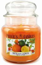 Vela Aromatica Price's Candles Sicilian Citrus - 411G