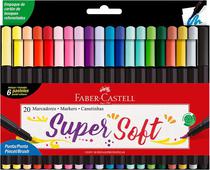 Caneta Brush Super Soft Faber Castell - 556050 (50 Cores)