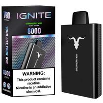 Vaper Descartavel Ignite V80 Black Edition 5% Nicotina 8000 Puffs - Strawberry Kiwi