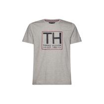 Camiseta Tommy Hilfiger Masculino MW0MW12605-P9V-00 s Cloud Heather